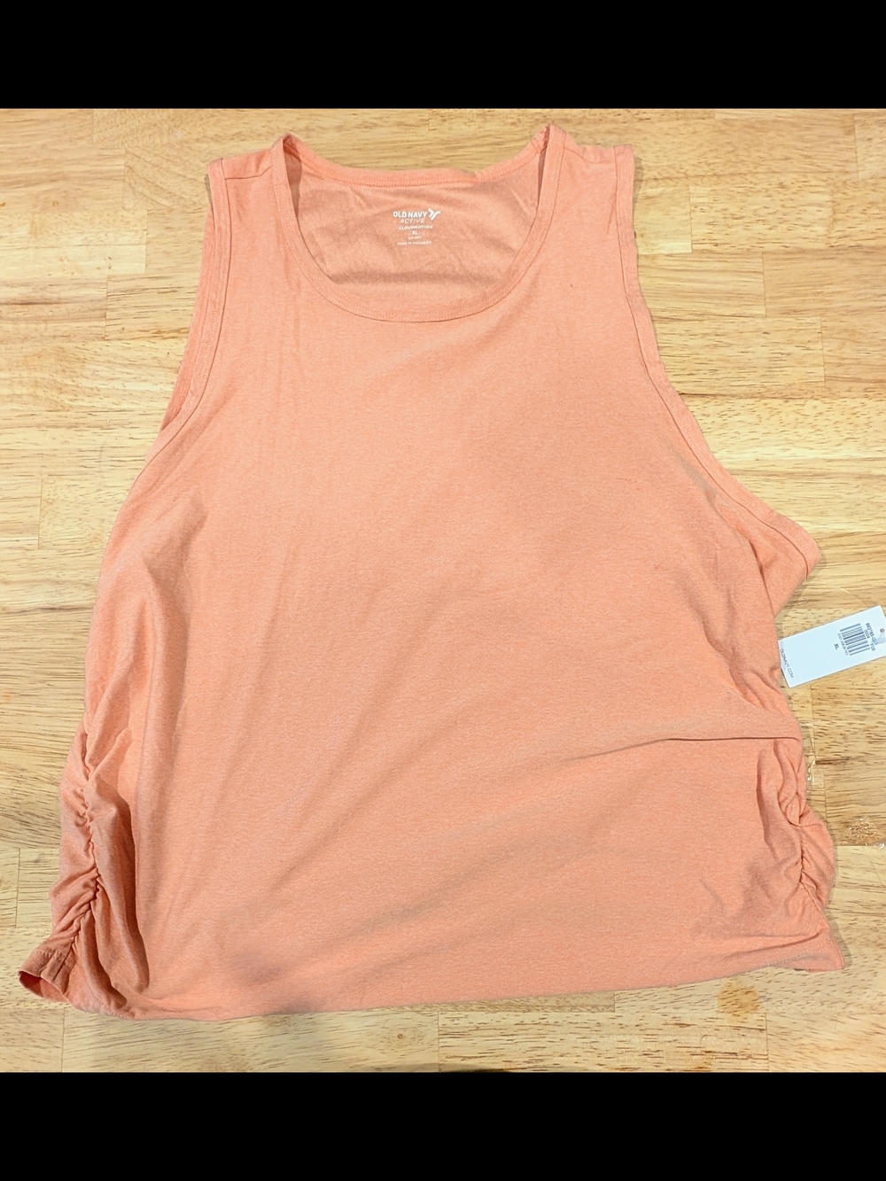 Old Navy Peach Scoop Neck Sleeveless Tank NWT XL